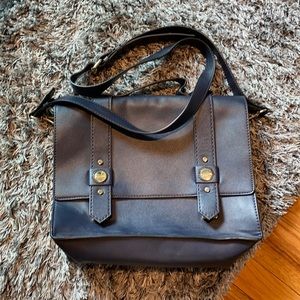 Zara Messenger Bag-Navy